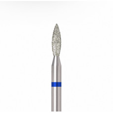 Diamantová fréza plamienok ÜLKA 2,3 × 8 mm (modrý prúžok) F238-M