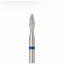 Diamantová fréza plamienok ÜLKA 2,3 × 8 mm (modrý prúžok) F238-M