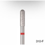 Diamantová fréza ÜLKA zaoblený valec 3,0 x 10,0 mm – červený prúžok C310-F