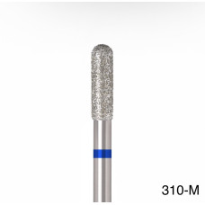 Diamantová fréza ÜLKA zaoblený valec 3,0 x 10,0 mm – modrý prúžok C310-M
