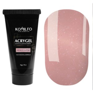 Komilfo Acrygel Nude Glitter 007, 30 g