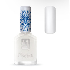 Stamping lak na razítkování 07 biely, Moyra 12 ml