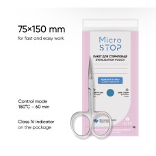 Sáčky pre sterilizáciu Microstop, 75*150, 100ks
