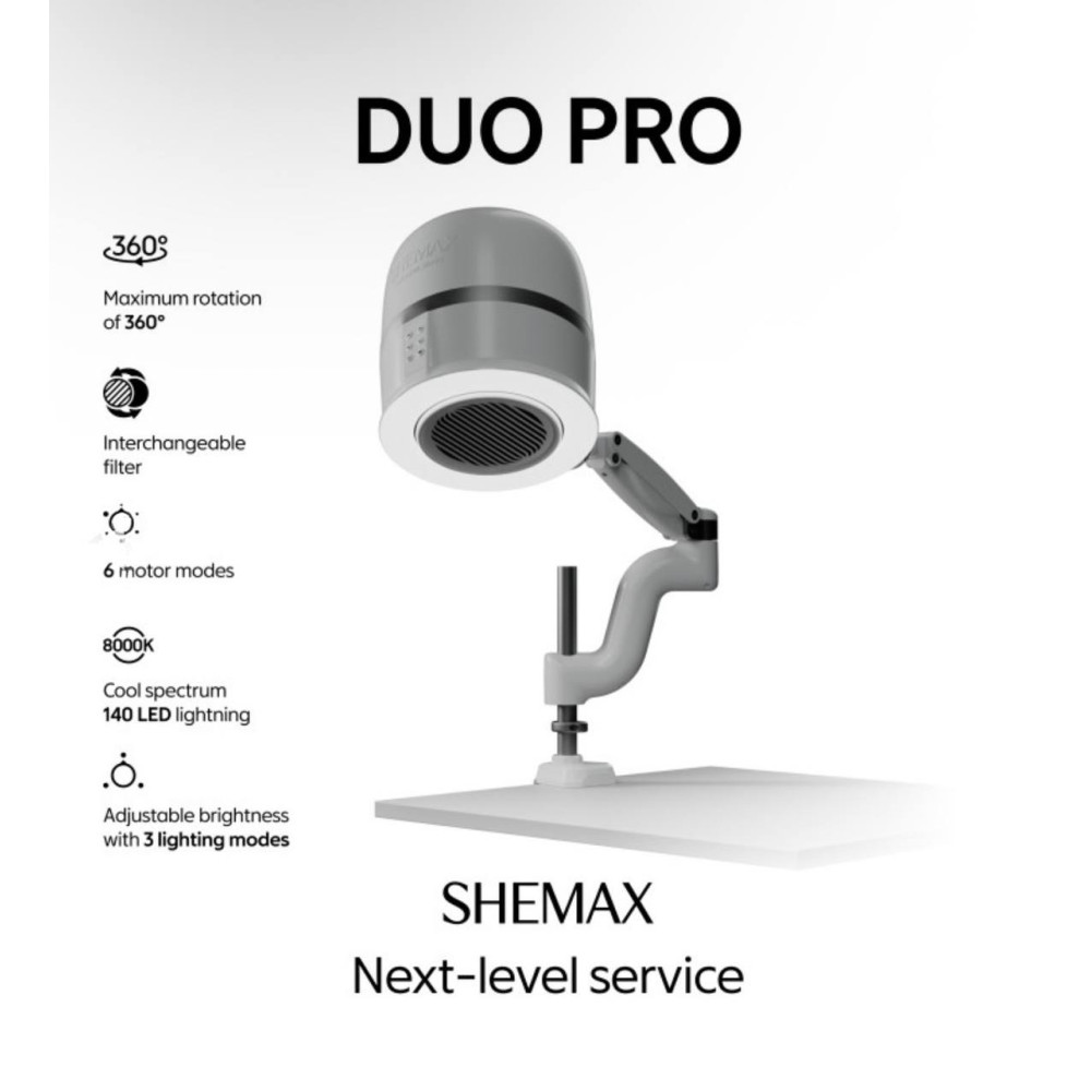 Odsávačka na manikúru SHEMAX DUO PRO