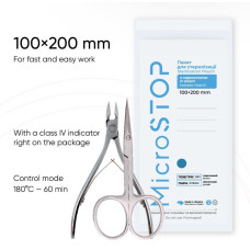 Sáčky pre sterilizáciu Microstop, 100ks