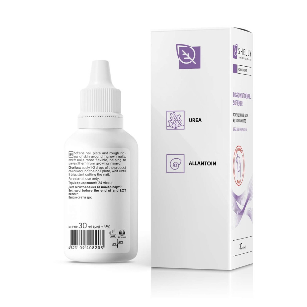 SHELLY Fluid na problém zarasteného nechtu, 30 ml