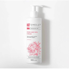 SHELLY Krém na ruky a nechty, s kolagénom, elastínom a extraktom z pivonky 500 ml