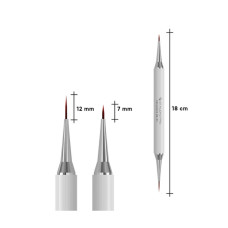 STALEKS PRO EXCLUSIVE 01/11 — Obojstranný štetec-liner (Liner 7 mm / Liner 12 mm)