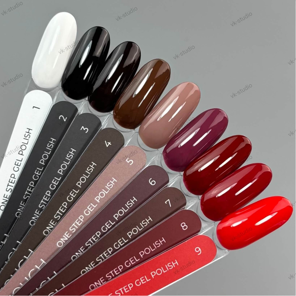 Jednofázový gél lak na pedikúru One Step Gel Polish 9 ml