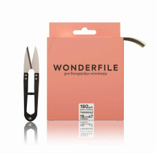 Wonderfile Pásový pilový list 160 × 18 mm, 180 grit, 7 metrov + nožnice