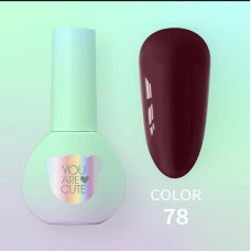 YouAreCute Gel lak №78, 5 ml 