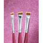 Zola Sada štetcov na farbenie obočia Magic Brow Brush, malinová