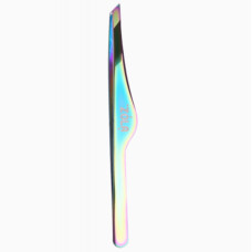 Zola Profesionální pinzeta na obočí Color Series Beveled RAINBOW