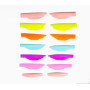 ZOLA Valce na laminovanie Rainbow L-Curl (2S, 2,5M, 3L, 4XL, 4,5XLL)