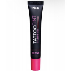 ZOLA Farba na obočie a riasy TATTOO TINT TINT Brown, 15 ml