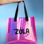 ZOLA Nákupná taška ZOLA ružová holografická
